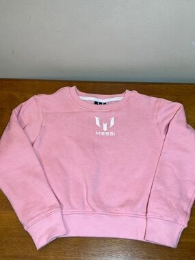MESSI Pink Crewneck Sweatshirt for GIRL Size SMALL